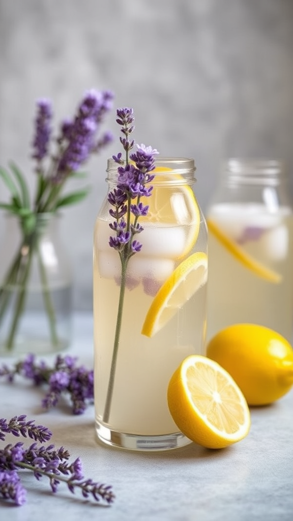 Easy Homemade Lavender Lemonade