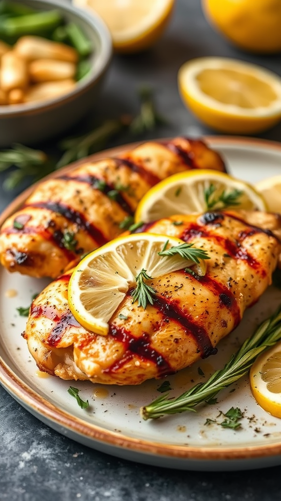 Grilled Lemon Herb Chicken
