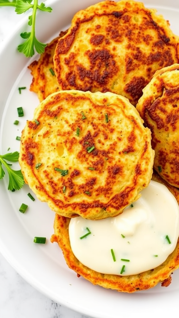 Zucchini Breakfast Fritters