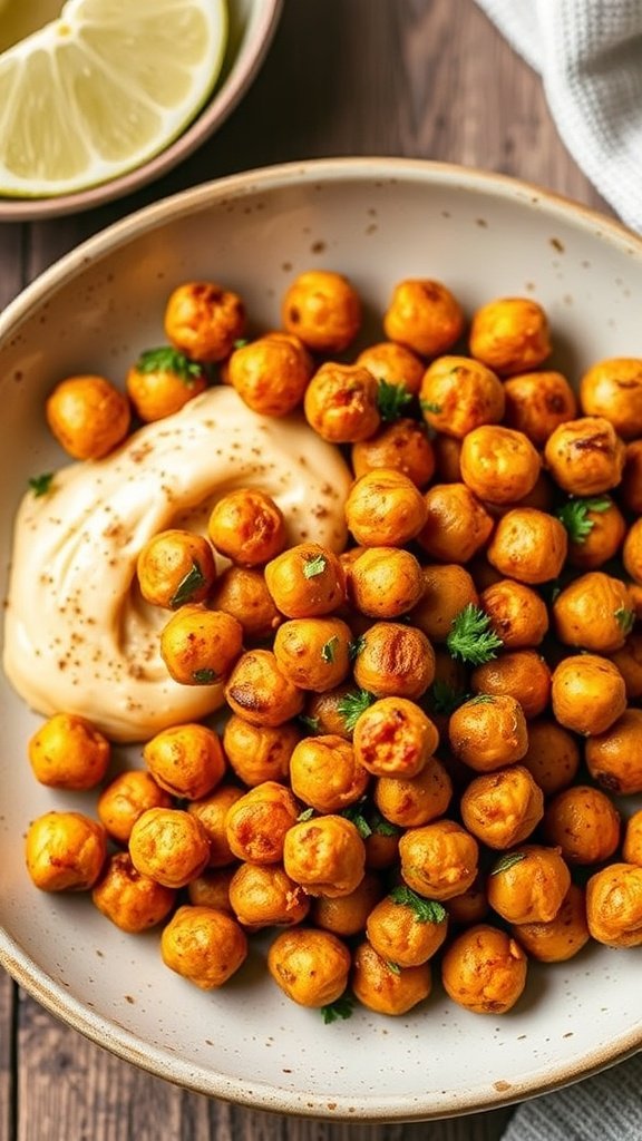 Turmeric-Spiced Roasted Chickpeas