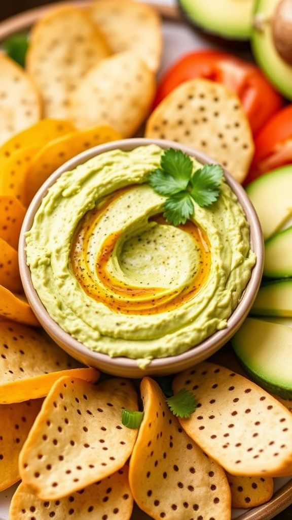 Avocado Hummus Dip