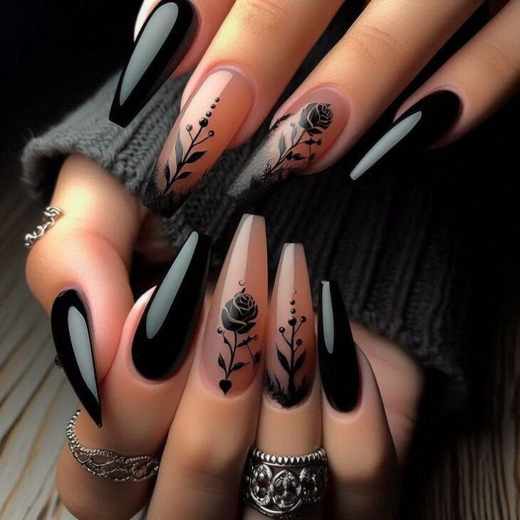 gothic nail inspiration
