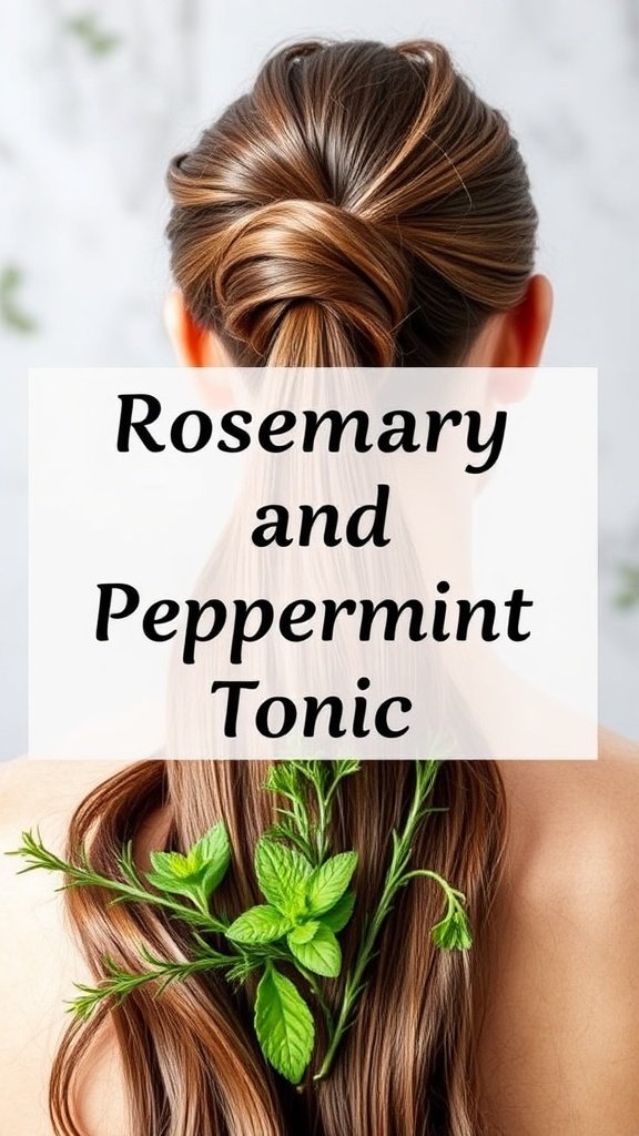 Rosemary and Peppermint Hair Growth Tonic