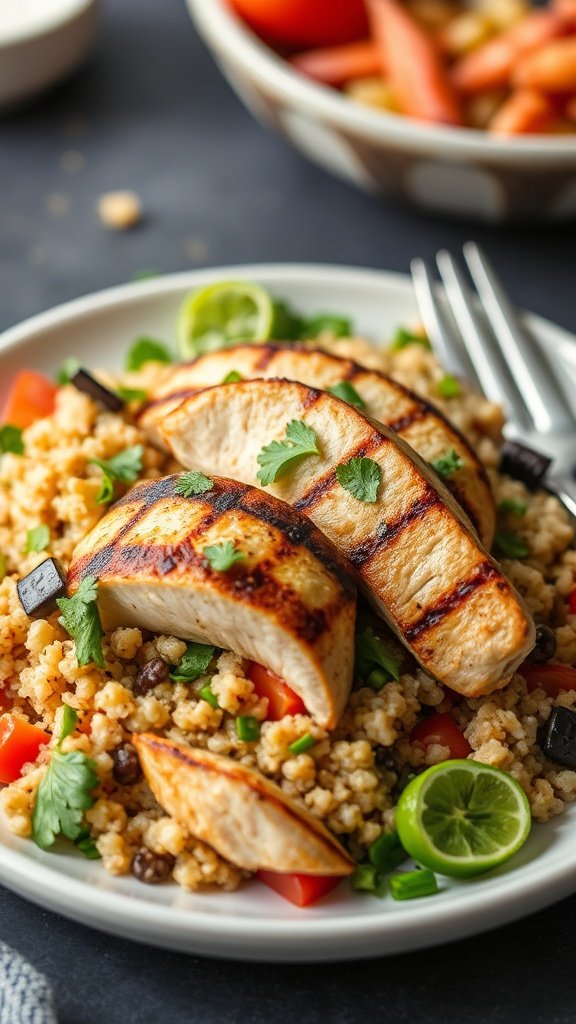 Grilled Chicken and Quinoa Salad