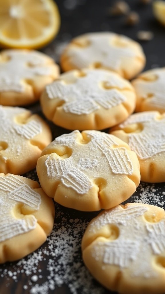 Soft Lemon Crincle Cookies