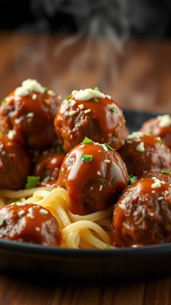 Healthy Buffalo Burkey Meatballs