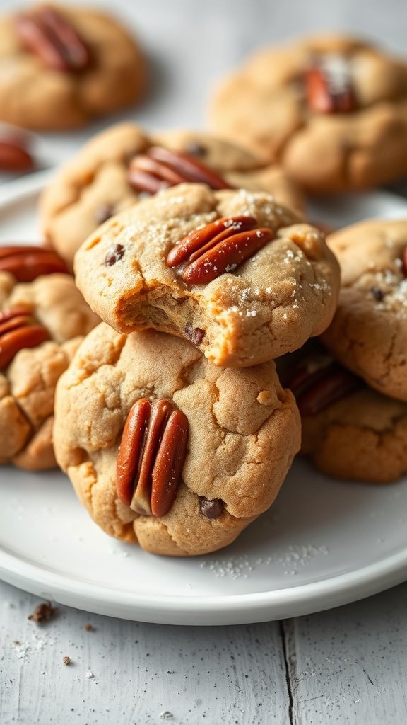 Quick Maple Pecan Cookies