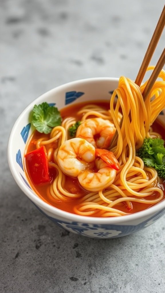 Spicy Shrimp Ramen