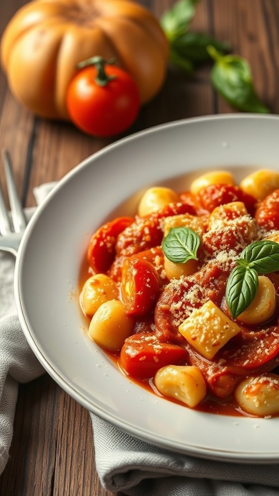 Easy Gnocchi and Tomato Bake