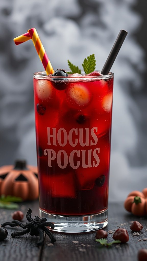 Non-alcoholic Halloween Hocus Pocus Punch