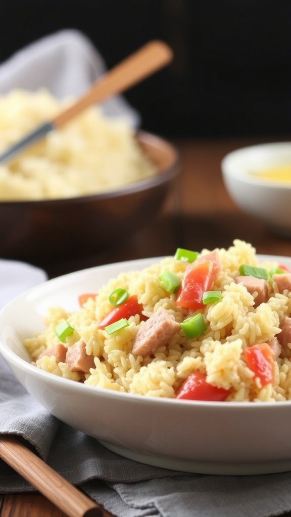 Leftover Ham Fried Rice (Quick & Easy)