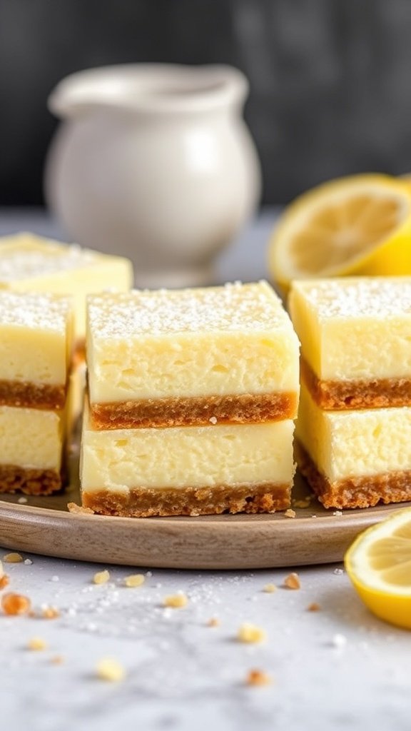 Mini Lemon Cheesecake Bars