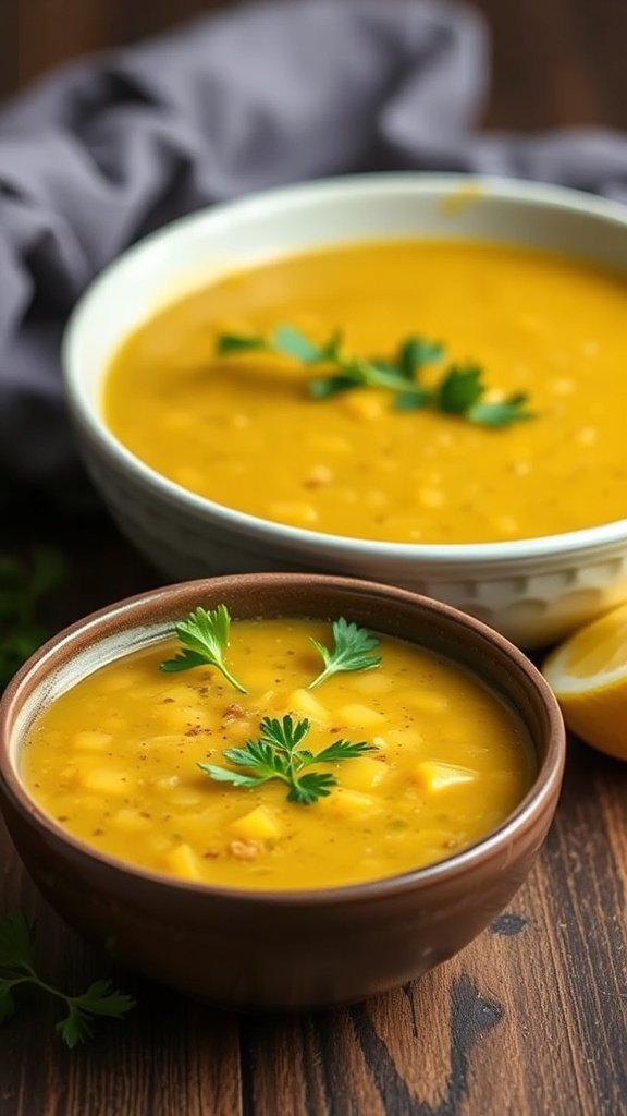 Comforting Lemon Lentil Soup