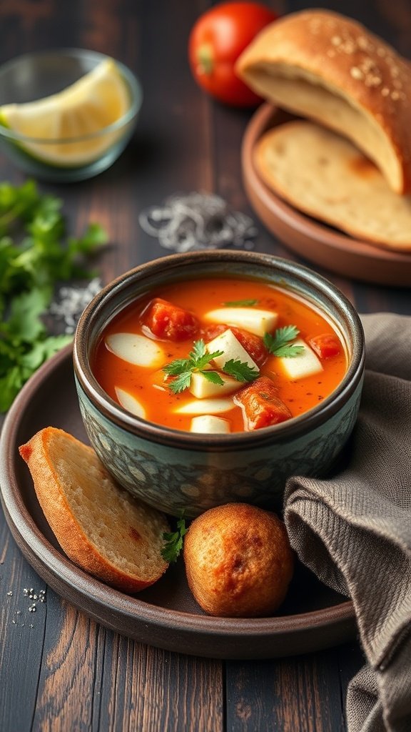 Spicy Mexican Albóndigas Soup