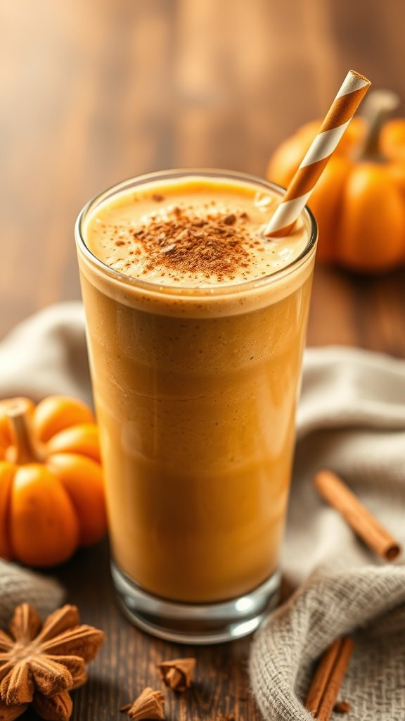 Creamy Pumpkin Spice Smoothie