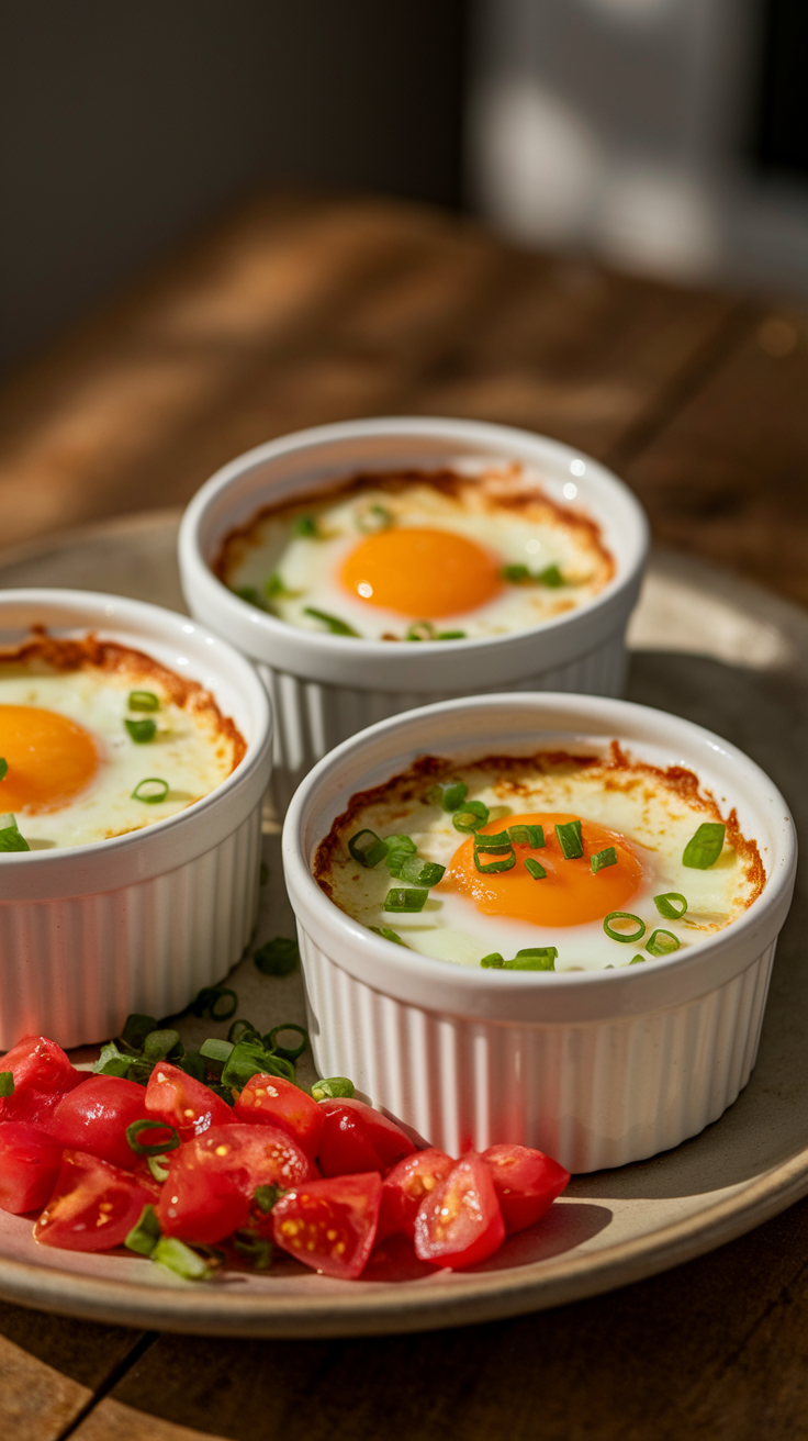 Mediterranean Baked Feta Eggs Recipe