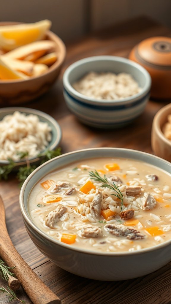Hearty Chicken and Wild Rice Soup