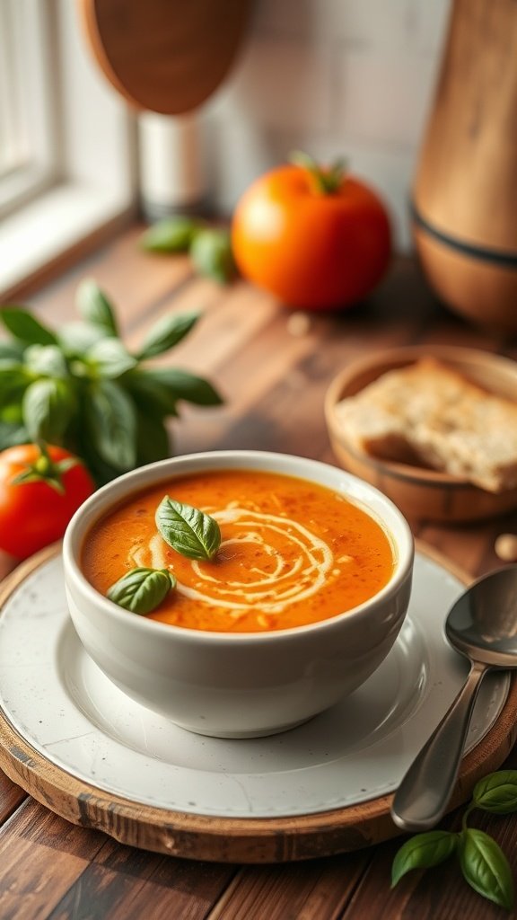 Creamy Tomato Basil Soup