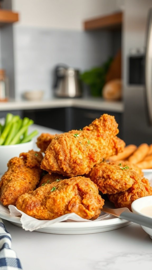 Crispy Air Fryer Buttermilk Fried Chicken