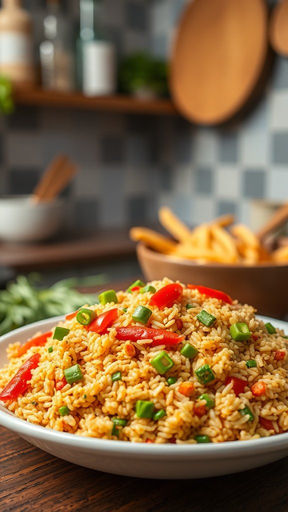Fried Rice with Vegetables