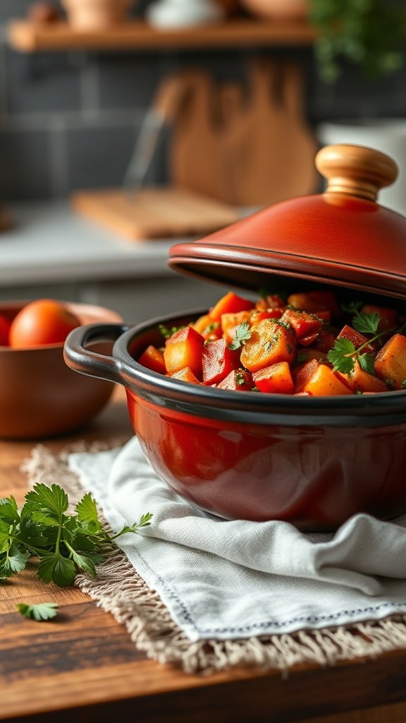Spicy Moroccan Vegetable Tagine
