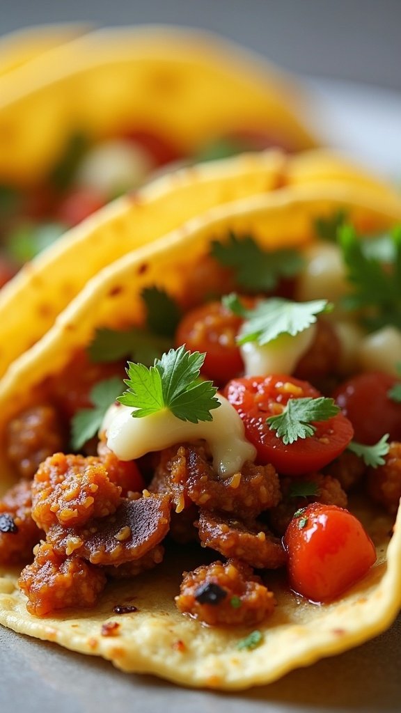 Air Fryer Vegan Veggie Tacos