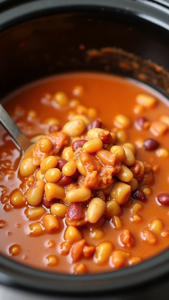 White Bean Chicken Chili in Crockpot