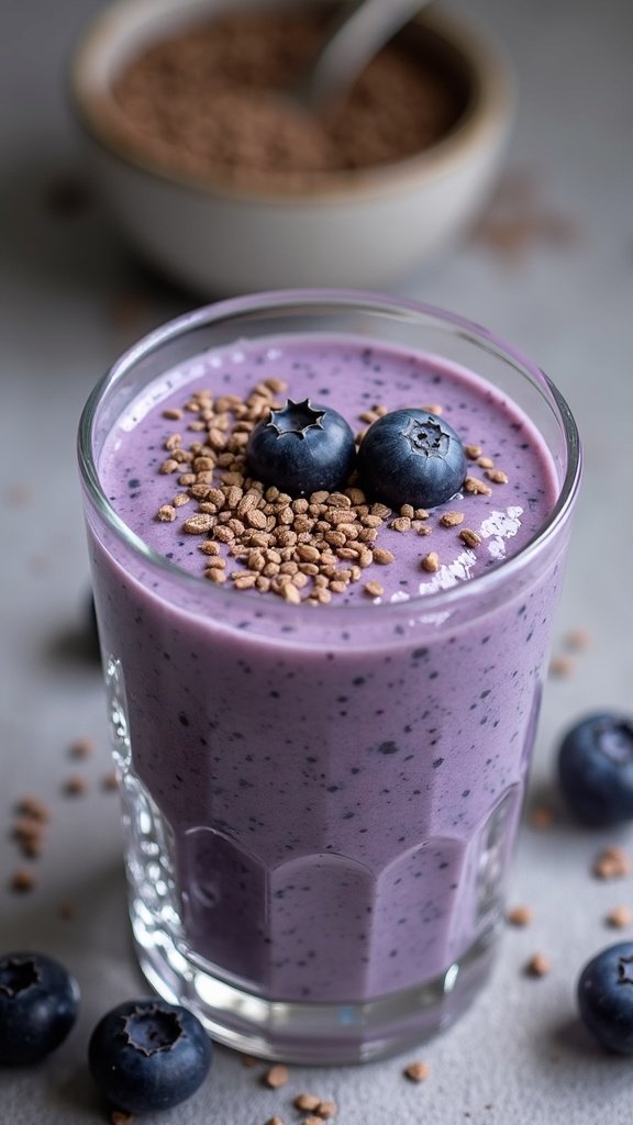 Creamy Blueberry Chia Seed Pudding
