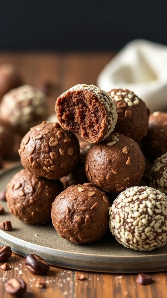 Vegan Cacao Dates Energy Balls