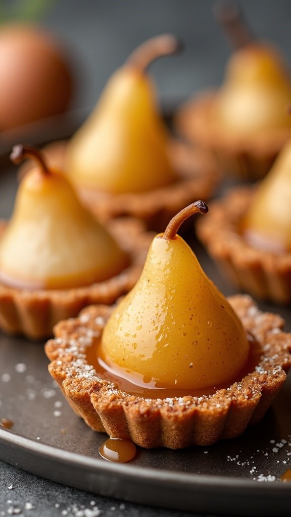 Caramel Pear Tartlets