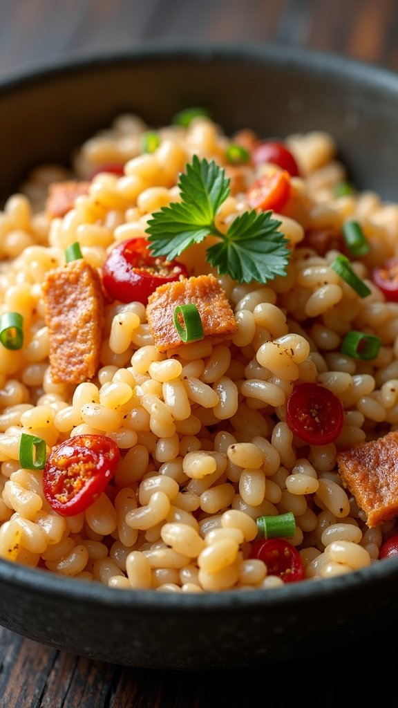 Easy Chicken and Bacon Fried Rice