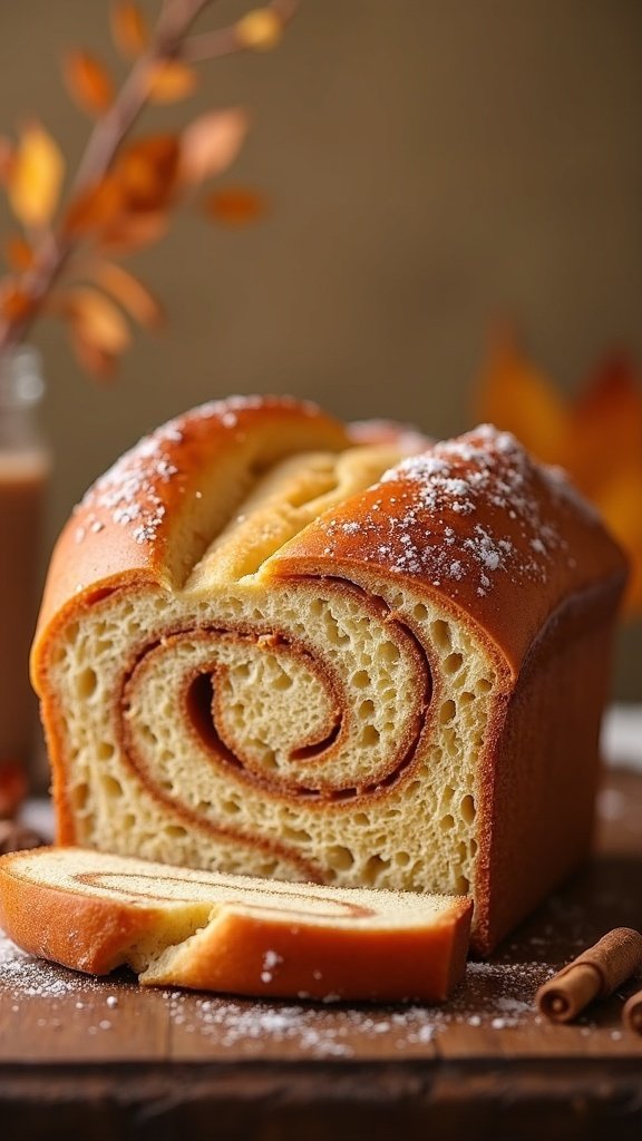 Cinnamon Swirl Autumn Loaf Delight
