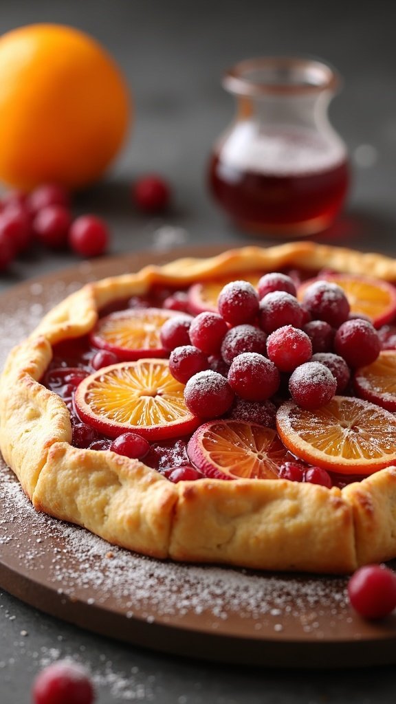 Cranberry Orange Galette Delight