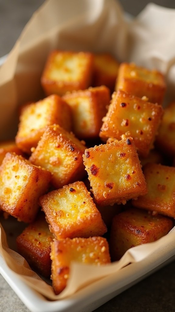 Crispy Air Fryer Tofu Bites