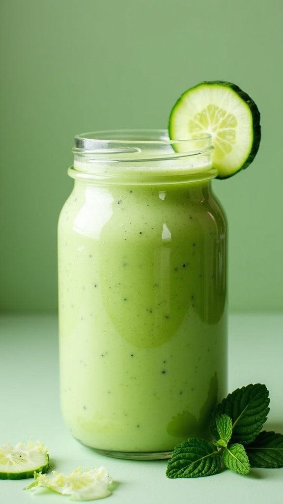 Cucumber Mint Detox Smoothie