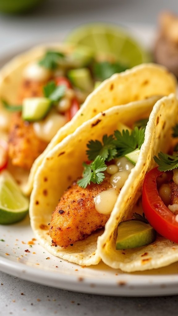 Healthy Air Fryer Fish Tacos