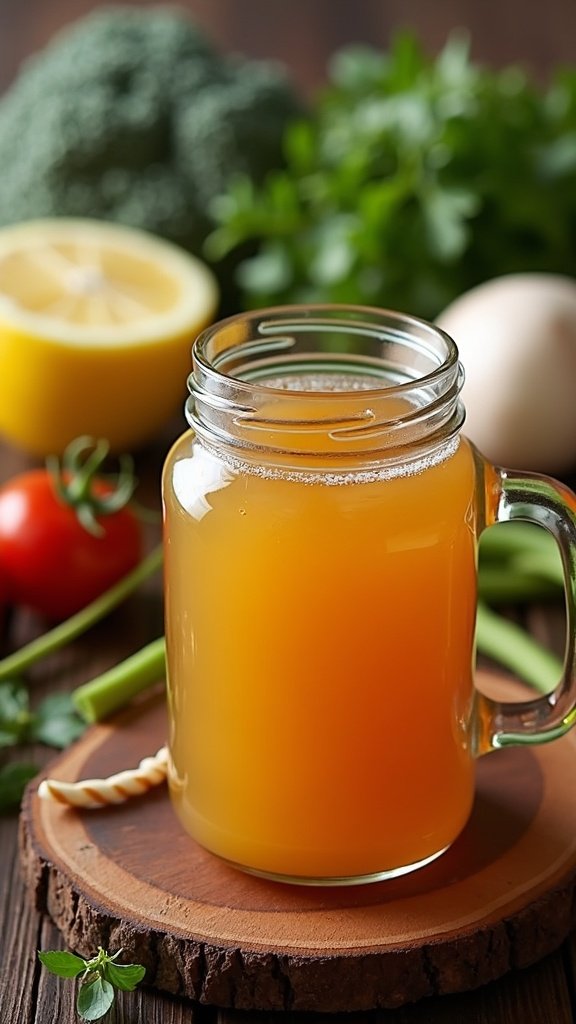 Hearty Veggie Broth for Immune Support