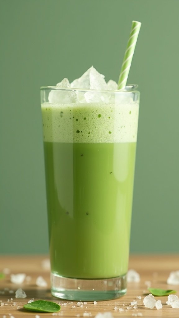 Iced Matcha Latte for Summer