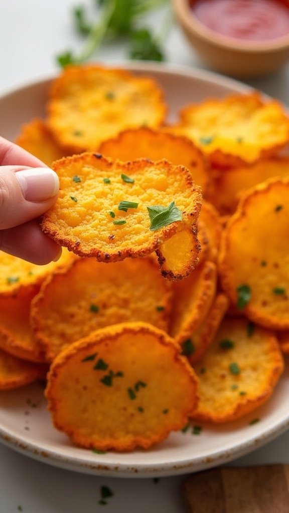 Low-Carb Air Fryer Veggie Chips