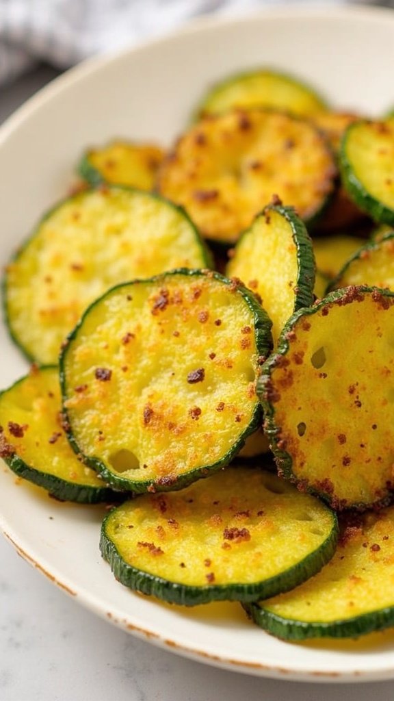 Low-Carb Air Fryer Zucchini Chips