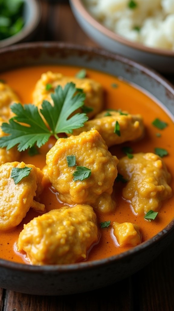 Low-Carb Chicken Curry in a Snap