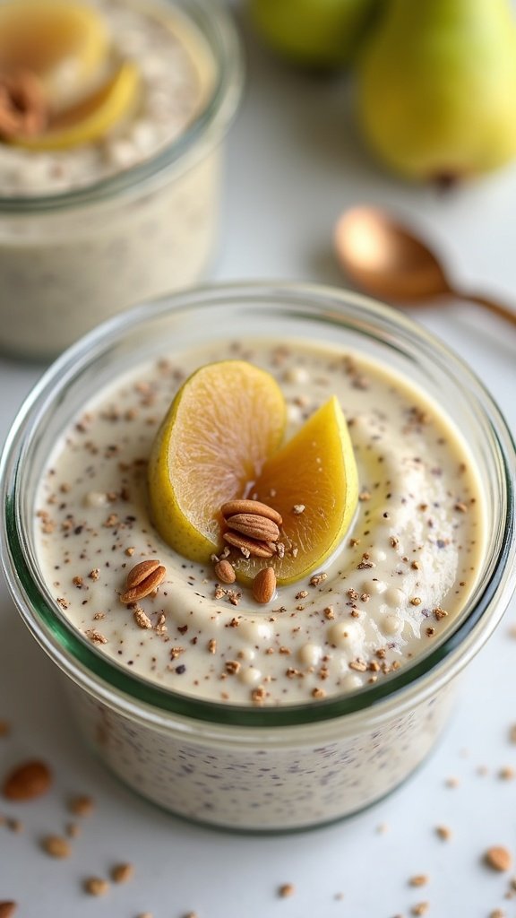 Spiced Pear Chia Seed Pudding
