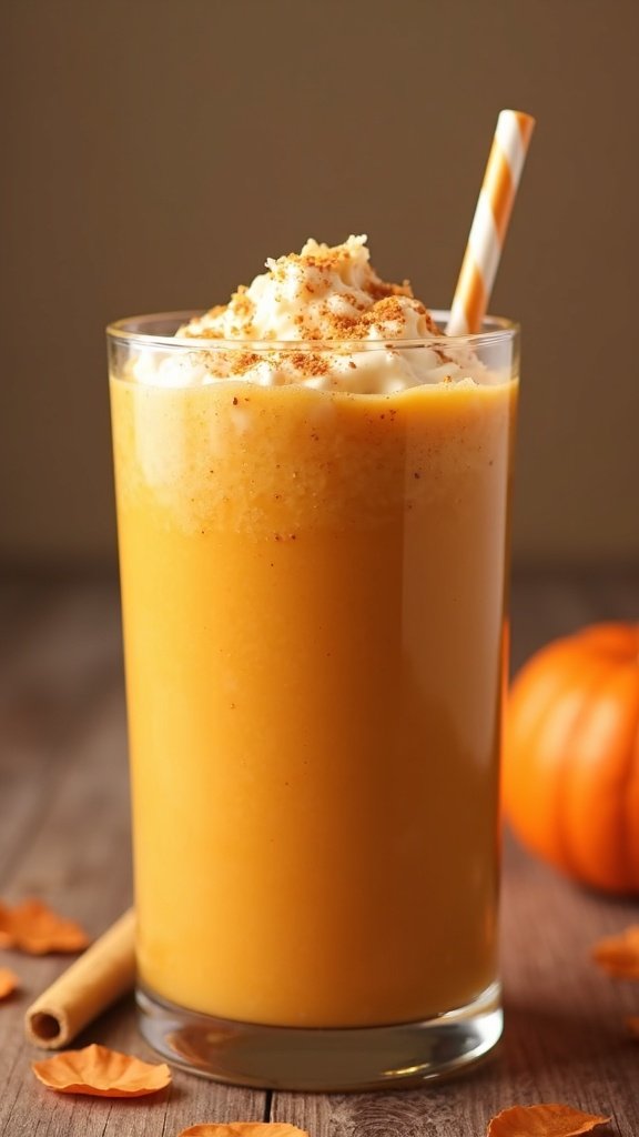 Yummy Pumpkin Spice Autumn Smoothie