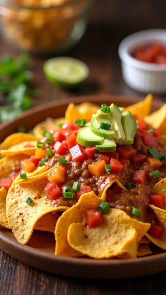 Quick Air Fryer Game Day Nachos