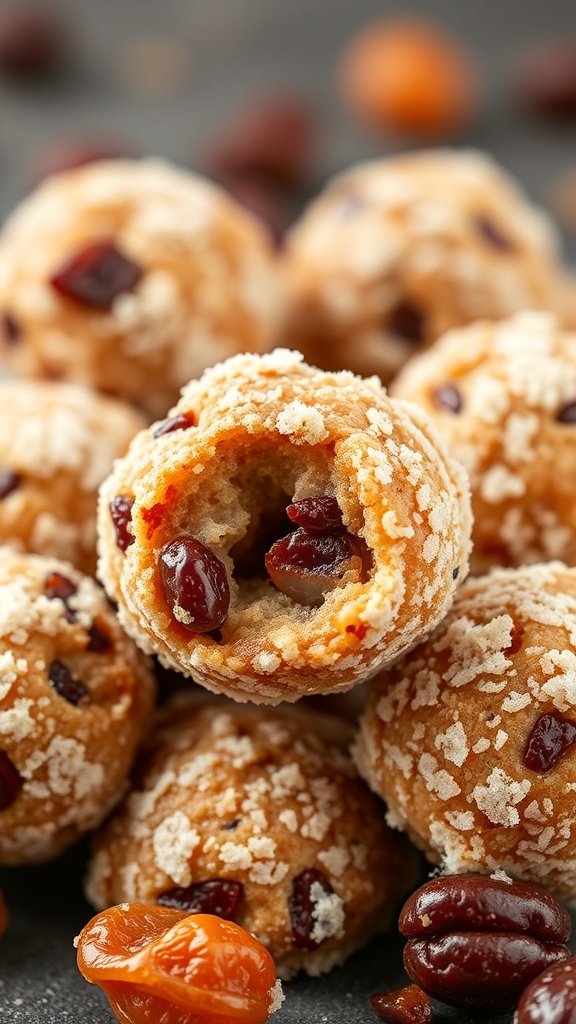 Oatmeal Raisin Energy Bites