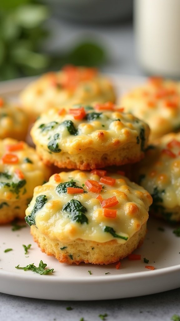Savory Spinach and Cheese Bites