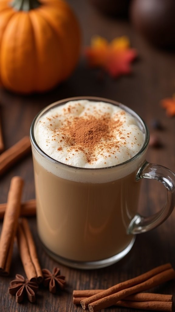 Spiced Chai Latte for Fall Evenings