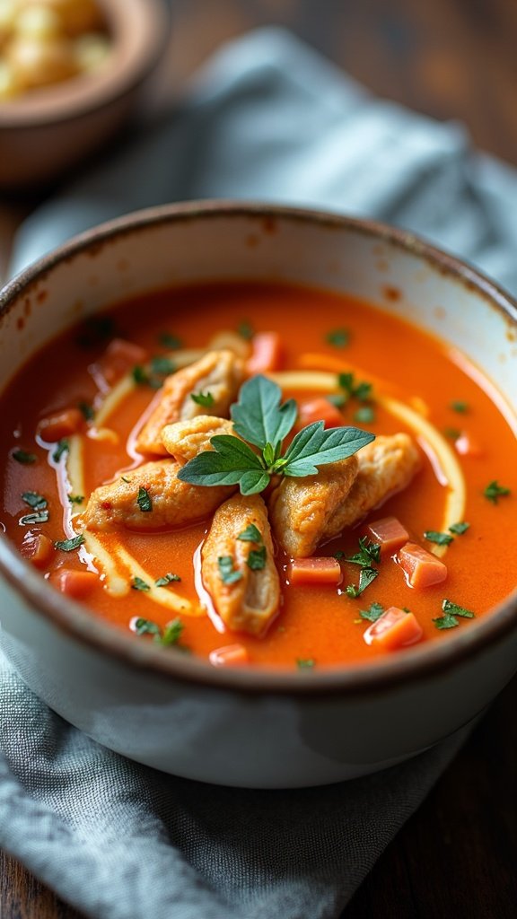 Spicy Chicken Soup for Snowy Days
