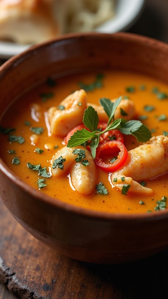 Spicy Chicken Soup for Winter Colds