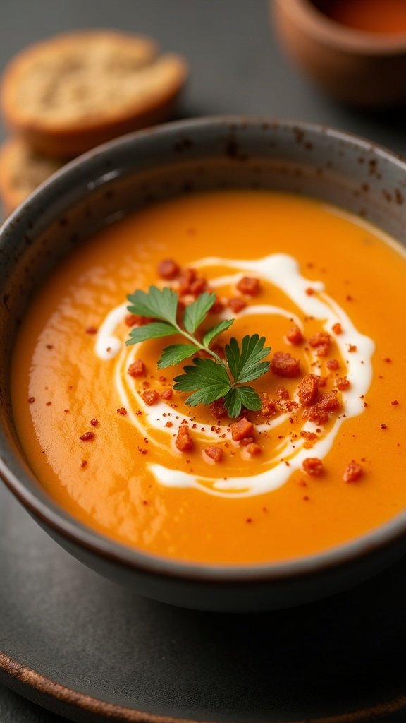 Spicy Ginger Carrot Bisque